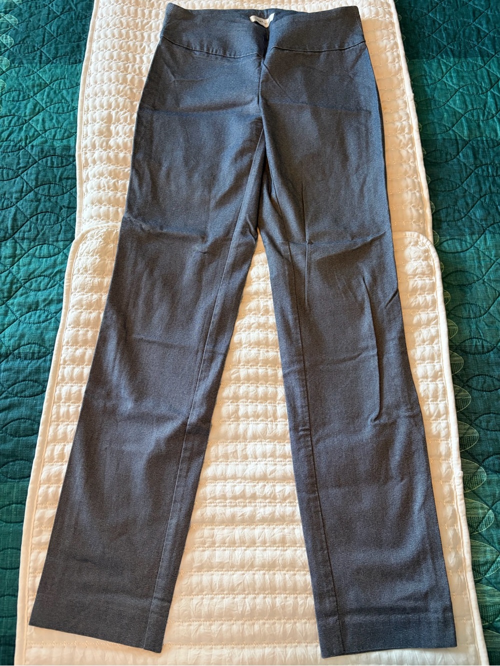 Van Heusen Women's Dark Gray Straight-Leg Pants